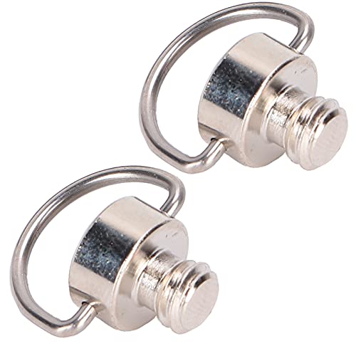 CFTGIW 2pcs /4 Zoll Dring Edelstahl -Kamera -Schraube für Stativmonopod Schnellfreisetzungen /4 Zoll von CFTGIW