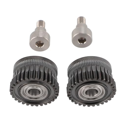 CFTGIW 2pcs 3D -Drucker Extruder -Zahnradkit 55 HRC Härterstahl 3D Drucker Extruder Rad für K1 K1MAX K1C Beschichtung Kit Zahnrad mit Vollem K Zahnradkit3d (Nanobeschichtung) von CFTGIW