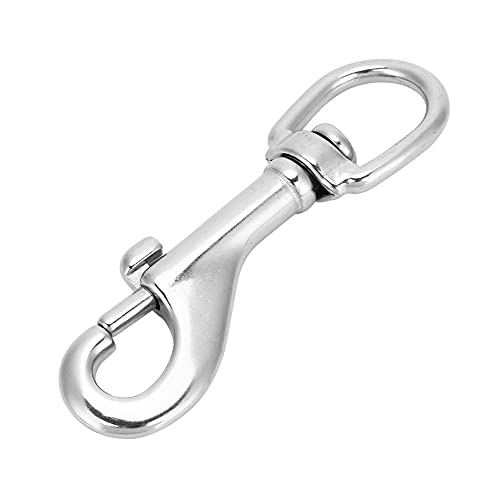 CFTGIW 316 Edelstahl -Haken -Augenverschluss Schnapphaken für Straps Beutel und Kleiner Hakenstall Stahl Haken Haoksnap (97mm) von CFTGIW
