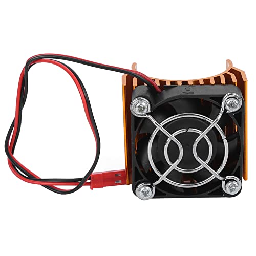 CFTGIW 36 -mm -Durchmesser Kühlkörper Kühler Wärmeflossen Für/10 RC Auto 540/3650/3660/3670 Motorsilver Kunststofflüfter mit Stahl und Mes Kühlkörper Kühlerheizfunkkühlkörper (GOLD) von CFTGIW