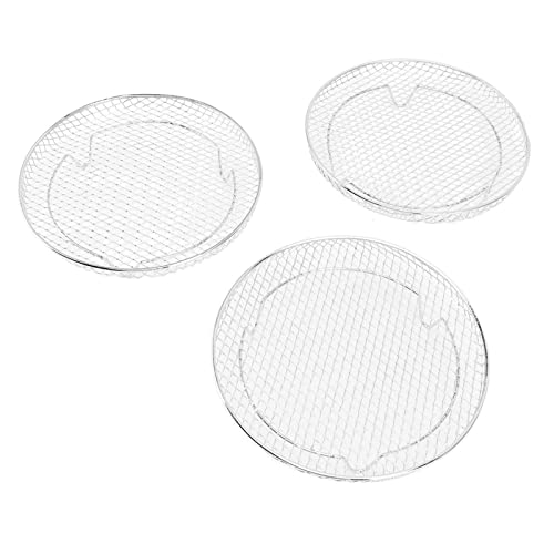 CFTGIW 3pcs Fryer Dehydrator Racks Stapelbare Lebensmittelqualität Edelstahl Fruchtfleisch Dehydration Fritteuchsenregal für Fritteuchsendruck des Essens Fritteuse Dehydrator Racksair Friteuse CFTGIW 3pcs Fryer Dehydrator Racks Stapelbare Lebensmittelqualität Edelstahl Fruchtfleisch Dehydration Fritteuchsenregal für Fritteuchsendruck des Essens Fritteuse Dehydrator Racksair Friteuse von CFTGIW