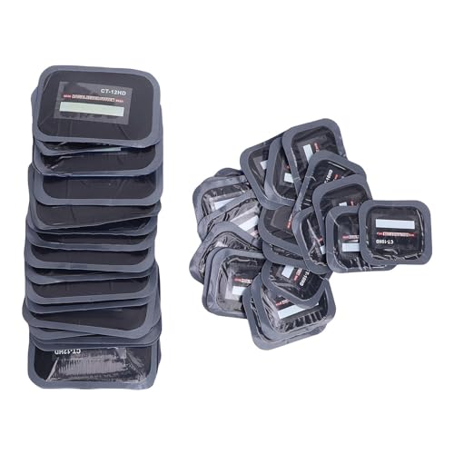 CFTGIW 40 Reifenflecken 40pcs Radialreparaturflecken Hochleistungsreifen Reparaturkit Gummi -Punktionsflecken für Traktorenanhänger ATV UTV Off -Roadbikes 2 Größen 65x80mm 80x120mm von CFTGIW