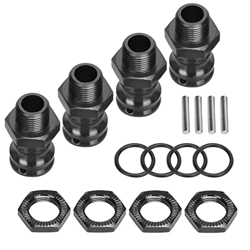 CFTGIW 4pcs Aluminiumlegierung 17mm Hex 23mm Radverlängerungsadapter für /8 RC -Automodellblack. Easy und Radweiterungsadapterrc Wheel Extension Adapterrc Autoradverlängerungsadapter1/8 (BLACK) von CFTGIW