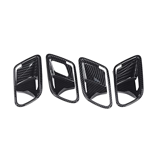 CFTGIW 4pcs Innen -Tür -Griff Rahmen Schnüre Kohlefaser Ersatz für ACLAS von CFTGIW