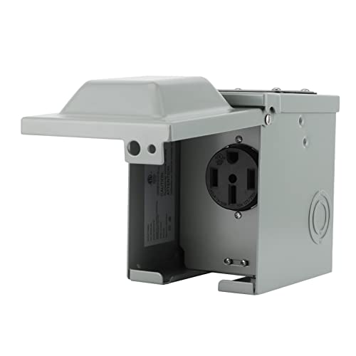 CFTGIW 50AMP 125 V/Power Outlet Box Regenfisch Elektrischer Sockel für RV -Wohnmobil -Elektroautoabdeckung Comp Steckdose Boxrv Power Socketelektrikum Boxlocke Outlet CFTGIW 50AMP 125 V/Power Outlet Box Regenfisch Elektrischer Sockel für RV -Wohnmobil -Elektroautoabdeckung Comp Steckdose Boxrv Power Socketelektrikum Boxlocke Outlet von CFTGIW