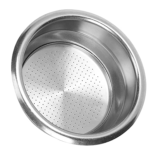 CFTGIW 58 Mm Doppelschichten Einmalige Dosen Korb Halb Automatisch Kaffeemaschine Bodenlose Griff Das Ist Selbst für Basketfilter Cupcoffee Machine Basketbottomless (doppelte Portion) von CFTGIW