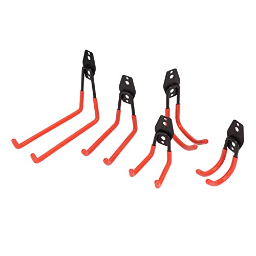 CFTGIW 5pcs/set 40 Kg GARAGE Aufbewahrung Doppelhaken DURCHWACHTUNG MOUND HALTER FÜR DEN BIKEL LADDER -BIKEORANGE STAIL LAD GARAGE DOUBLE HOOKSGARAGE WALL MOUND HAUFARAGE (ORANGE) von CFTGIW
