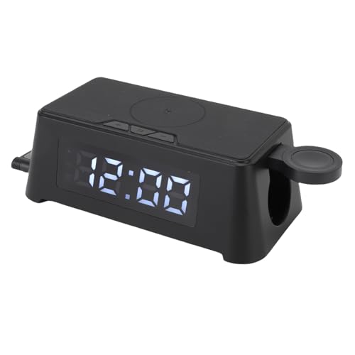 CFTGIW 6 Zoll mit Wecker Zeit Temperaturanzeige Ladestation für Telefonkopfhörer Uhr Nicht Nur Gebühren Auch Telefonische CH -Uhr Ladegerät Ladestation6 in Ladung von CFTGIW