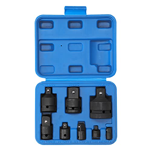 CFTGIW 8pcs Pneumatische Hülseadapter -Sockel -Reduzier Fahrzeugreparaturwerkzeug mit Toolbox Ganz. von CFTGIW