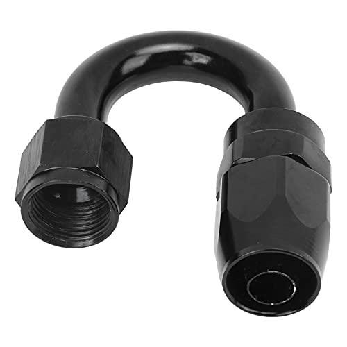 CFTGIW AN8 180 ° Schlauch Endanpassung Leckage Proof Aluminiumlegieradapter für Ölbrennstoffleitungsschlauch Endhose End -Adapter -Gründel Schlauchadapterfuel Leitung Faktorhose End Stecker Öl von CFTGIW