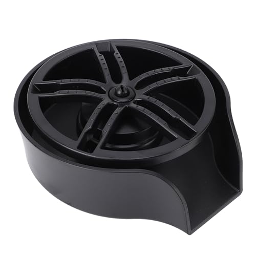CFTGIW Automatischer Gla Rinser Edelstahlbecher Waschmaschine Professioneller Rostbeständiger Druckglaswaschmaschinen für KüchenspüLe Silber Le Glass Rinser Ist Ein Rins -Seldglass - für (BLACK) von CFTGIW