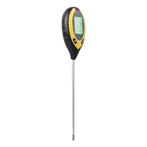 CFTGIW Bodendetektor 4 in Temperatur PH -Licht Genaue Messung Digital Anzeige Bodentester und Betrieb Bodendetektorsoil Messgeräte Hygrometersoil PH -Messgerät Testeroil von CFTGIW