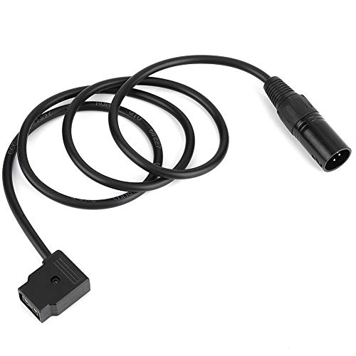CFTGIW D Tippen Sie auf Weiblich zu XLR 4Pin Männlich-Adapter-Stromkabel XLR an D Tippen Sie auf Weibliche Kabel 100 Cm Kamera Cableadapter Netzkordpower Cableadapter CabXLR nach D-Leitkabelkabel von CFTGIW