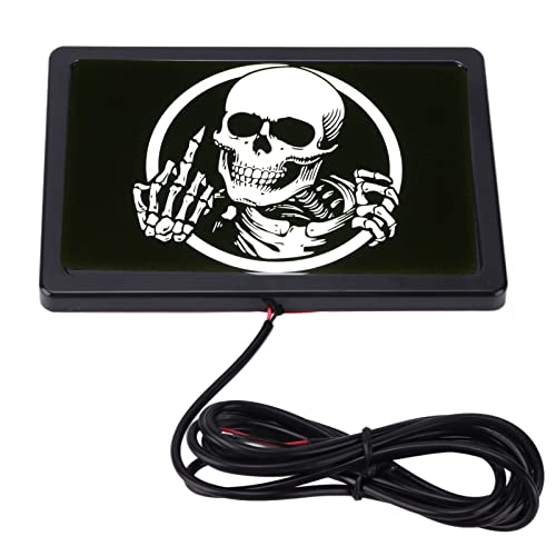 CFTGIW DC12V 4x6in LED -Flaggen -Flag (BLACK) von CFTGIW