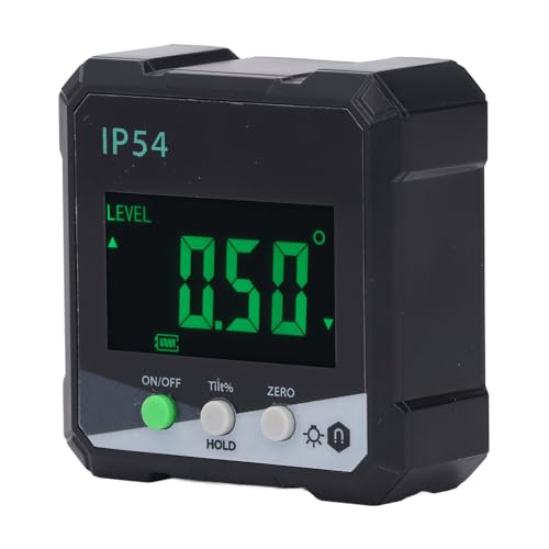 CFTGIW Digital Level Box 2 Modi Magnetic Base LCD LCD Digitalwinkelmessgeräte Neigungsmesser für die Holzbearbeitungskonstruktion von CFTGIW
