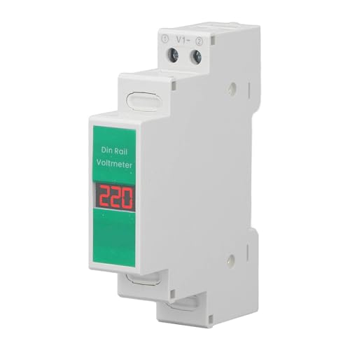 CFTGIW Din Rail Spannung Messgerät Intelligent LCD Digital AC Voltmeter 1 Phase 60? 450 V von CFTGIW