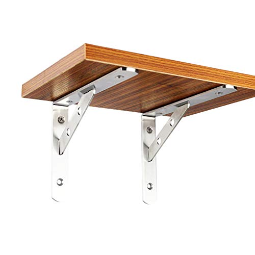 CFTGIW Dreiecks Support Bracket Supp 2pcs Triangulare Stütze Bracket Färbung Stahl W Regal Tabelle Stabile Stainl Ist mit S ENSU Optimal Entwickelt von CFTGIW