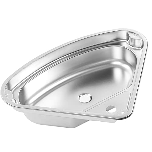CFTGIW Dreieckses Küchenspüle mit 40 -mm -Auslass 304 Edelstahl Leicht für Wohnmobilyacht Badezimmer Halten Sie Ihre Dreieckige Küchenspüle Kitchen Sinklosenstahl Sinktriangular Edelstahl CFTGIW Dreieckses Küchenspüle mit 40 -mm -Auslass 304 Edelstahl Leicht für Wohnmobilyacht Badezimmer Halten Sie Ihre Dreieckige Küchenspüle Kitchen Sinklosenstahl Sinktriangular Edelstahl von CFTGIW