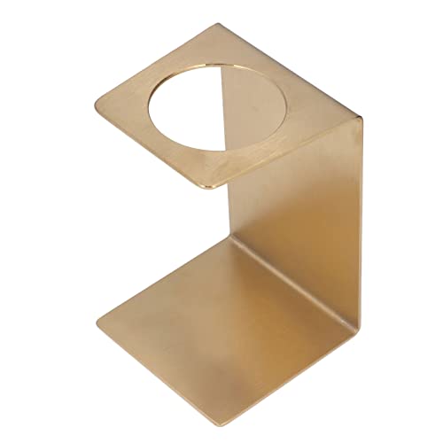 CFTGIW Drip Kaffeeständer Samll Größe Leichtmetall Wiederverwendbar über Kaffee Tropfer Ständer für Cafe Haushaltsblack Die Töpfe Mental Hat Tropf Kaffee Standreusable Tropfer Abstand (GOLD) von CFTGIW