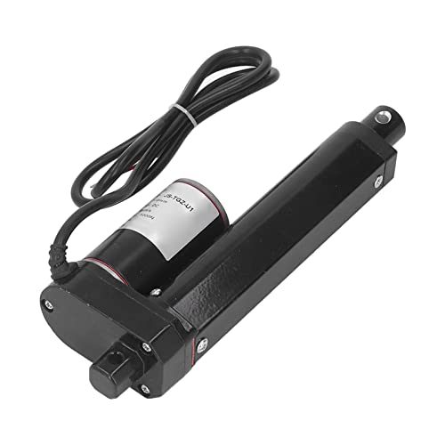 CFTGIW Elektrisch Actuatormotor Electri Electric Stellantrieb 100 -mm -Hub 1000N Metal Getriebe Aluminiumlegierung L Elektromanterantrieb mit Grenzschalter 12VDC Electric Actuator Controller und (Nur von CFTGIW