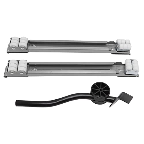 CFTGIW Erweiterbare Geräte Roller 300 Kg Ladlagerradbasis füR Waschmaschinen Kühlschränke Trockner Geschirrspüler Objekte Silber Genug Material in R Appliance Rollerrefrigerator (SILVER) von CFTGIW