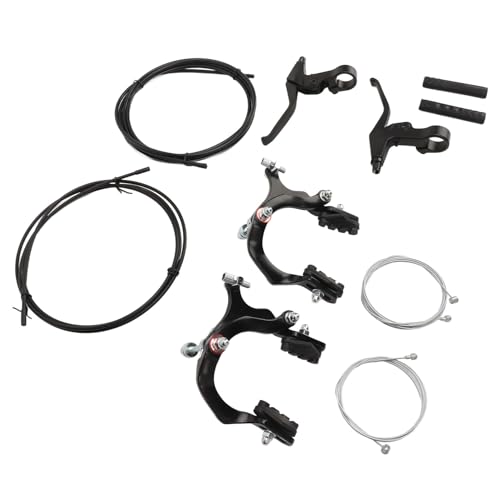 CFTGIW Fahrradbremsen Bremssättel Roadbike C Formbremse Aluminium Bremshebel Bremsgehäuse Kabelbremsen C -Ersatz -Set Bike Bremsen Setbike Bremsen von CFTGIW