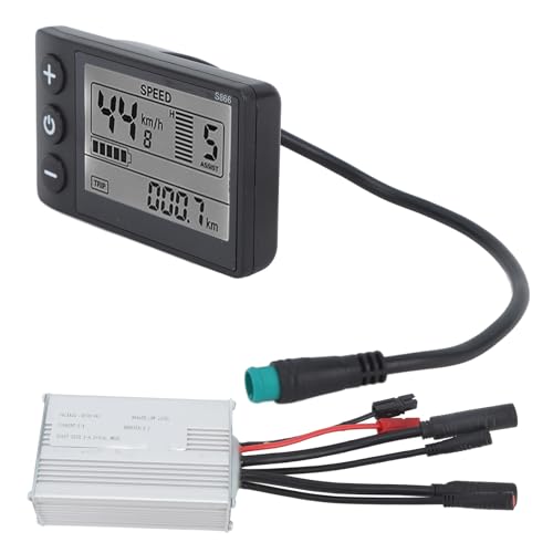 CFTGIW Fahrradcontroller mit S866 Panel 36V 48V 17A 250W 350W Motor Controller Metallschale Wasserdichtes Fahrrad -Umwandlungs -Kit für DIY Elektrofahrräder CFTGIW Fahrradcontroller mit S866 Panel 36V 48V 17A 250W 350W Motor Controller Metallschale Wasserdichtes Fahrrad -Umwandlungs -Kit für DIY Elektrofahrräder von CFTGIW