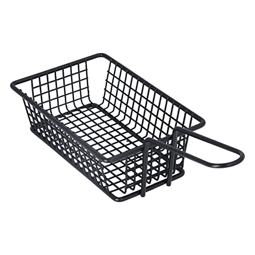 CFTGIW Frittierkorb Lebensmittelqualität Edelstahl Französisch Frittierhalter Frittingsieb mit Griff für Ein Restaurant Home Short Rechteck zu Starke Friteuse und Frittierkorb Frise Basketlesso von CFTGIW