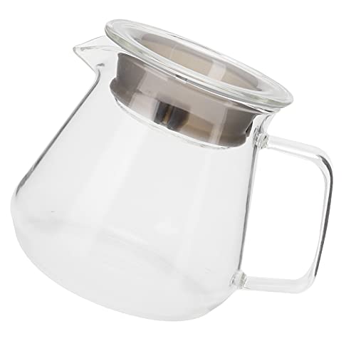 CFTGIW Glasgieß über Kaffeemaschine Kaffeekanne Kessel für Café -Ladenzubehör 500 Ml von Ihnen, um Glas Kaffee Makercoffee Potpour über Kaffeemaschinenpour über Kaffee zu Erhalten (500ML) von CFTGIW