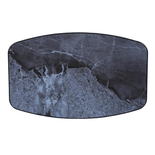CFTGIW Holztischtisch Entfernbarer Tee Tisch Top für RV -Auto Yacht Schwimmende Brückendecker Terrasse Marmor Holz Tabletops Tisch Topcamper Tischtisch TopRemovable Tabletoptable Top (Dunkler Marmor) von CFTGIW