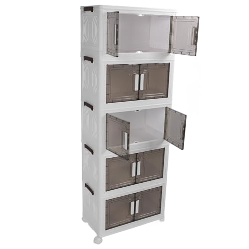 CFTGIW Klappstaatsbehälter mit 4 Rädern PP PET PET Multi -Tier -Stapelbehälter Schrankkiste für Schlafzimmer Wohnzimmer Medium 3 Schicht Raum Mittel 3 Schicht Aufbewahrungsschrankstorage CFTGIW Klappstaatsbehälter mit 4 Rädern PP PET PET Multi -Tier -Stapelbehälter Schrankkiste für Schlafzimmer Wohnzimmer Medium 3 Schicht Raum Mittel 3 Schicht Aufbewahrungsschrankstorage von CFTGIW