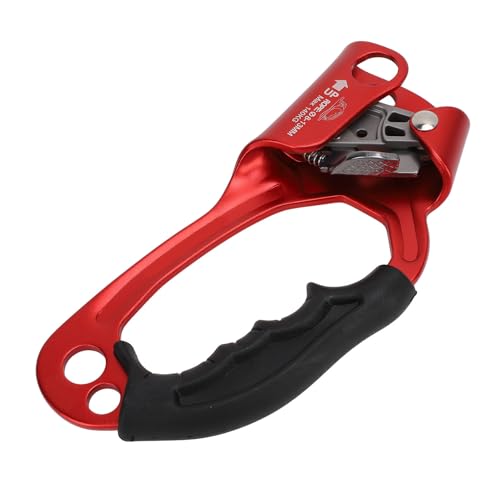 CFTGIW Klettern Ascender Aluminiumlegierung Rechts Gehandhabtes Ascender Mountaineering Fels Ergonomische Absäureausrüstung Klettern Ascenderhand Seil Kletteranhand Seil von CFTGIW