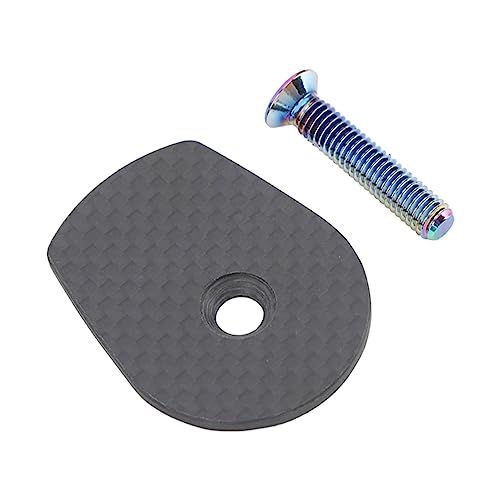 CFTGIW Kohlenstoffstamm Top Cycling Headset Abdeckung mit TI -Schraube für H31 H11 H36 Kohlenstoffstamm Top Carbiccle Carbon Abdeckung von CFTGIW