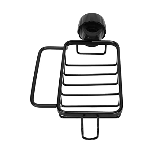 CFTGIW Küchenarmatur Lagerregal Wasserhahn Schwammhalter Hanges Abflussregal mit Handtuchregal für Küchenspüle 0,59–1 Zoll/15‑28 Mm Wasserhahnschwamm HolderFaucet Lagern -Rackfaucet Schwamm (BLACK) von CFTGIW