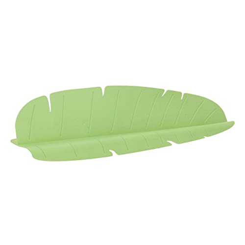 CFTGIW Küchenspüle Wache Elastizität Wiederverwendbares Bananenblatt Waschbecken Spritzschutz für Geschirr Gemüse Grün und Leicht (GREEN) von CFTGIW