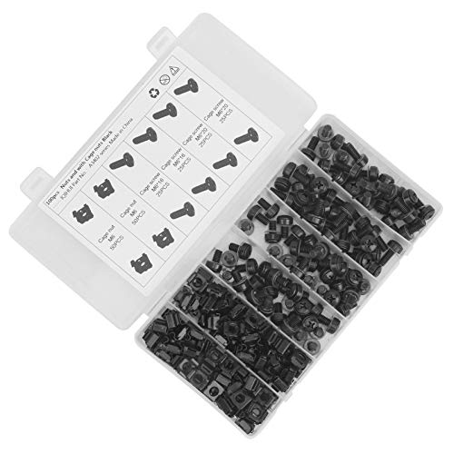 CFTGIW M6 -Nussschrauben -Set Kohlenstoffstahl Montage für Racks Chassis Controller Schränke und Einfache H Nuss Schrauben Setcar Halterkarbon Stahlverschluss von CFTGIW