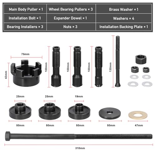 CFTGIW Motorradrad -Lagern -Entferner Set Motorradrad Lagernextraktor Kits Handreparaturwerkzeuge mit Lager/Installieren von Werkzeug Motorradwartung Zubehör Handreparatur Handreparatur CFTGIW Motorradrad -Lagern -Entferner Set Motorradrad Lagernextraktor Kits Handreparaturwerkzeuge mit Lager/Installieren von Werkzeug Motorradwartung Zubehör Handreparatur Handreparatur von CFTGIW