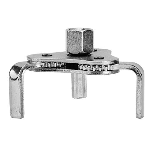 CFTGIW Ölschlüssel Werkzeugantrieb 3-Jaw Remover Tool 63-105 Mm für Autolkribünder-Service Li-Ölschlüsselöl-Demontage-Werkzeug-Öl-Werkzeug 3-Jaw Removeroil Wrench Tool (flacher Stil) von CFTGIW