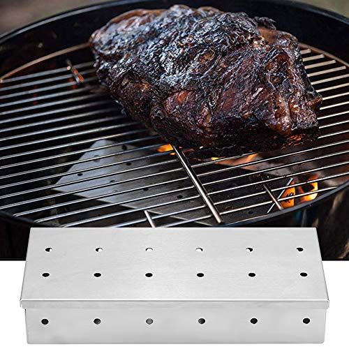 CFTGIW Outdoor BBQ Edelstahl Fleischgrill Raucher Box Vorräte für Holzkohle BBQ is Ihr Multi-Ho Boxsmoker Boxstainless Stahl Raucher Boxgrill Accessoiregrill Box CFTGIW Outdoor BBQ Edelstahl Fleischgrill Raucher Box Vorräte für Holzkohle BBQ is Ihr Multi-Ho Boxsmoker Boxstainless Stahl Raucher Boxgrill Accessoiregrill Box von CFTGIW
