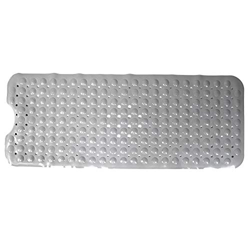 CFTGIW PVC Weiche Nicht-Schlupf-Badezimmermatte Duschbodenmatte mit Saugbecher für Home Hotel-Fitnessstudio Tasse der Ort. T Matbat Matbathtub Matbathroom (40,5 × 101 cm (erweiterte Version)) von CFTGIW