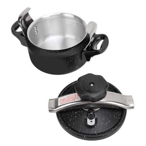 CFTGIW Schnellkochtopf Aluminiumlegierung Explosionsbeweis Großer Kapazitätsbinderdruck Druckvorstände für Gasherdinduktionskocher 2L und Große Kapazität C Druck Cookeraluminiumlegierung (2L) von CFTGIW
