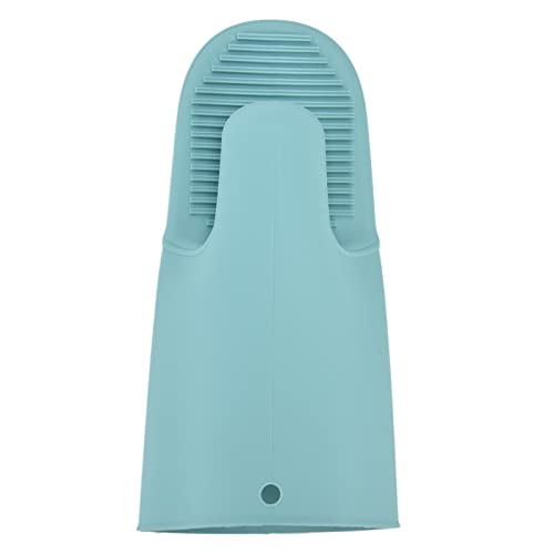 CFTGIW Silikonwärmedämmhandschuhe Verdickte Schlupfofenhandschuhe für Mikrowellen -Grillengrün Es Horizontal Hoch B Wärmeisolierung Glovesilicon Ofenhandschuhe (Nordisch grün) von CFTGIW