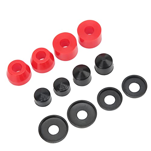 CFTGIW Skatebrettbuchse Set PU -Dämpfung 90A Ersatzbuchsen für 4 Rad Gelbgelb (Rot) von CFTGIW