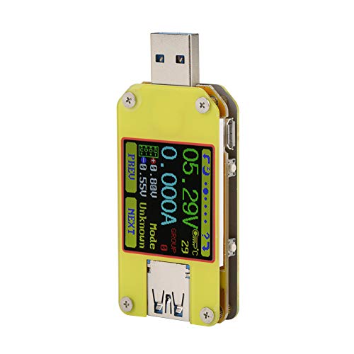 CFTGIW Spannungsstrommessungstyp C -Messgerät für App USB3.0 Farbbildschirm (Um34) von CFTGIW