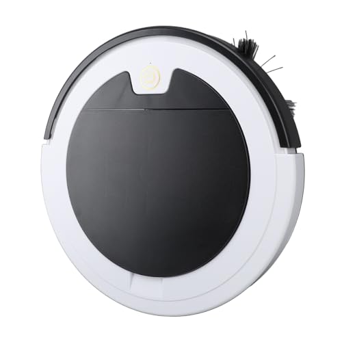 CFTGIW Sweeping Roboter USB -Wiederaufladbar Starkes Saugautomatik Hindernisvermeidung Ruhig 3 Im Kreppenden Roboter -Vakuum für Zuhause Weiß Die Böden Readargea Sweeping Robootfloor (White) von CFTGIW