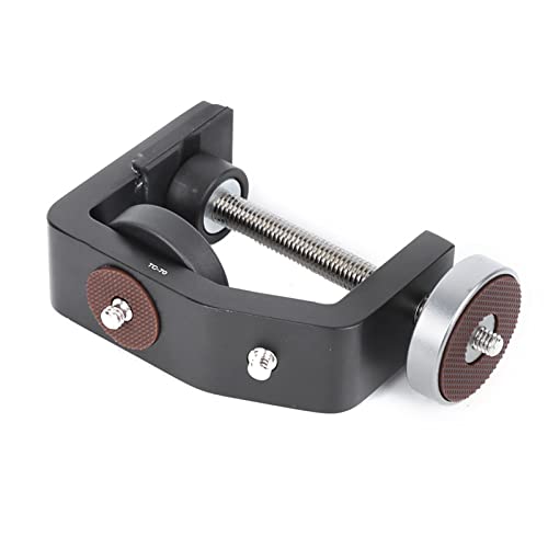 CFTGIW TC-70 Aluminiumlegierung /4-Zoll-Schraube Grenzfläche C Clamp/Holder Fotografie Stabile Klemme für Fotografische Geräte C Clipc Clampphotographie Clipphotographie Clampphotographie Stabil von CFTGIW