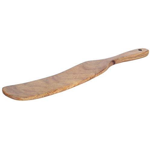 CFTGIW Teakspatel Haushalt Holzbraten Home Küche Kochutensilien23x5 Cm zu Interlaced und Ha Teak Spatulawoods Shovelwooden SpatulaRaRection SpatulacookwareKitchen Utensils (33,5 * 5 Teakschaber) von CFTGIW
