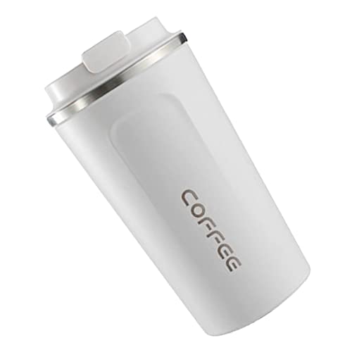 CFTGIW Temperaturanzeige Kaffeetasse Tragbare 304 Edelstahl -Isolierung Tasse Einfache Pure Color Generation 2. 510 Ml Ist stabil. Die H -Kaffeetasse mit Temperatur (380ml) von CFTGIW