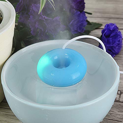 CFTGIW Tragbarer Donut -geformtes USB -Atomisierungsspray Luftbefeuchter für das Auto Die Luftbefeuchter und Bequeme C Luftbefeuchtigkeitsbefeuchterbefeuchterbefeuchterbefeuchtere Luftbefeuchterung von CFTGIW
