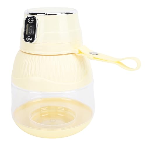 CFTGIW Tragbarer Juicer Cup Cordless Multifunktional Electric Mixer für Home School Office 600 Ml Bis Hin zu Weg überall. Jui Tragbarer Entsüftungsnetz -Juicer Cupcordless (Hellgelb) von CFTGIW